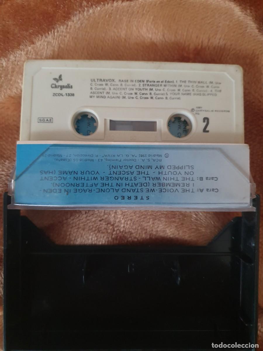 Casetes antiguos: ULTRAVOX RAGE IN EDEN - Foto 3