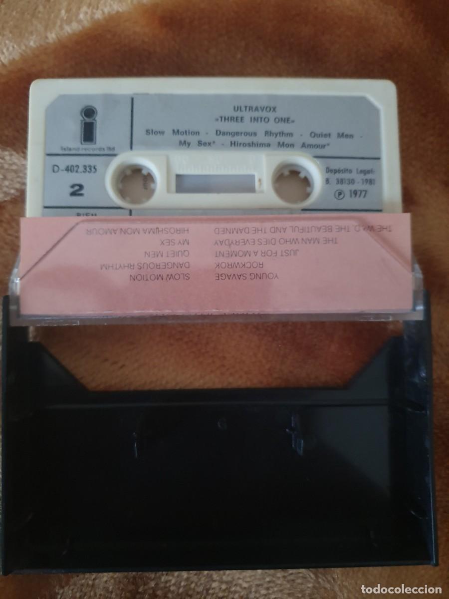 Casetes antiguos: ULTRAVOX THREE INTO ONE - Foto 3