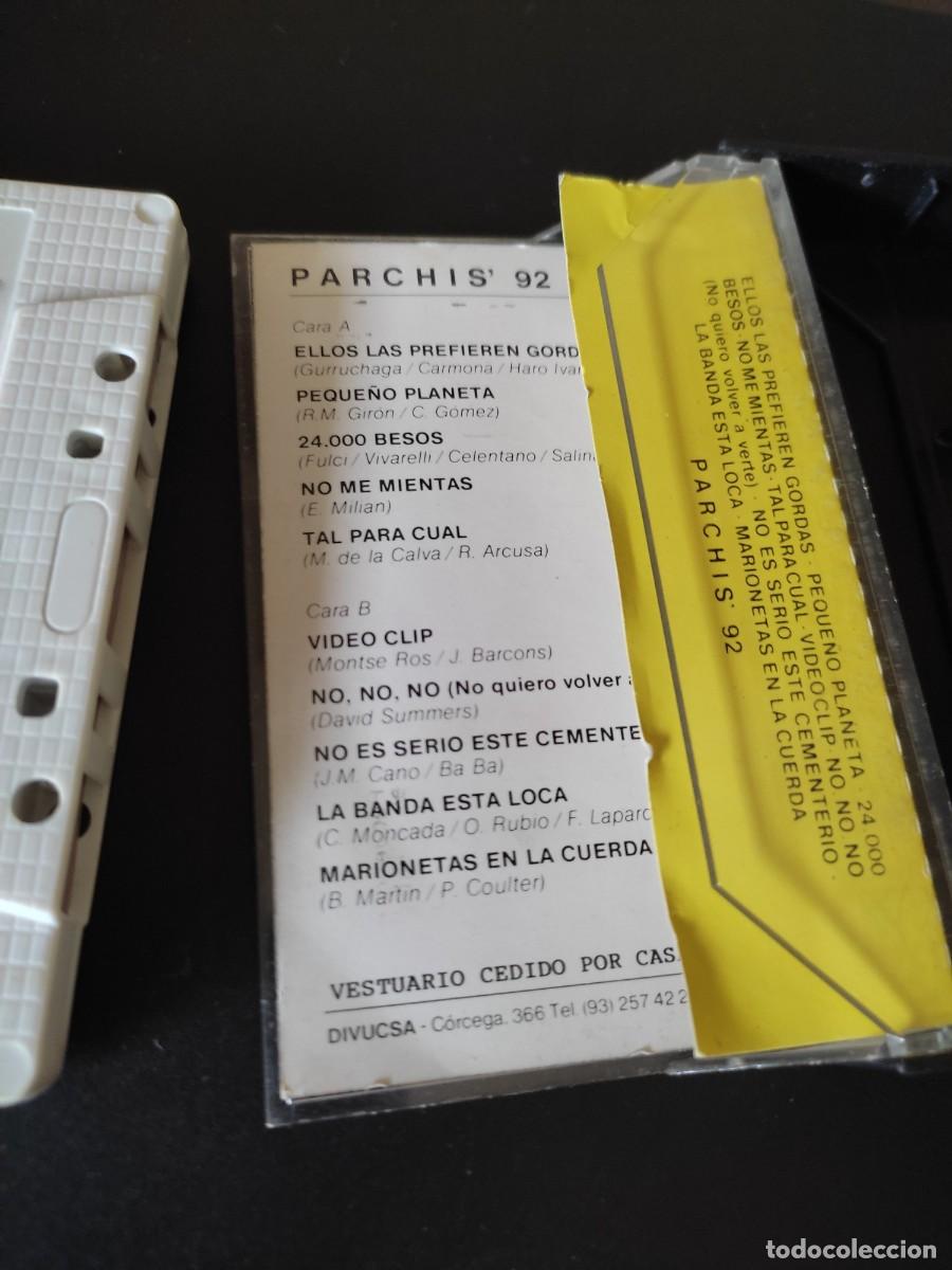 Casetes antiguos: CASSETTE PARCHIS VERANO 92 - Foto 2