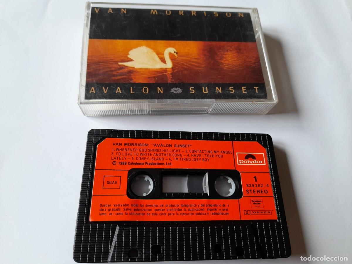 Casetes antiguos: Van Morrison - Avalon Sunset - Casetes original Polydor 1989 - Foto 1