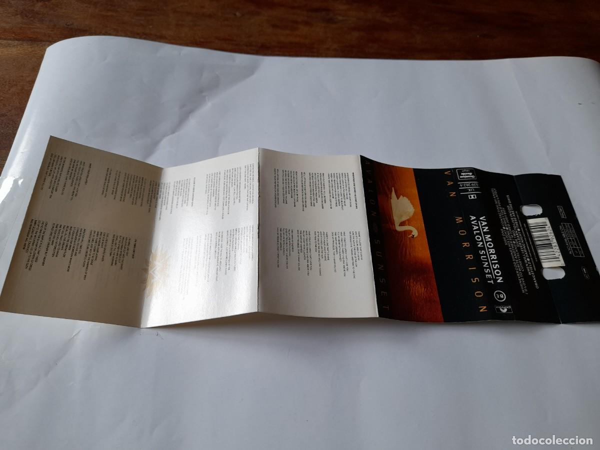Casetes antiguos: Van Morrison - Avalon Sunset - Casetes original Polydor 1989 - Foto 3