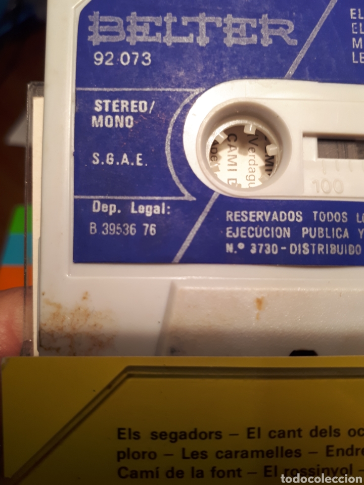 Casetes antiguos: CASETE ELS SEGADORS,a&ntilde;o1976 - Foto 2