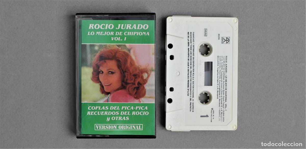 Casetes antiguos: ROCIO JURADO//LO MEJOR DE CHIPIONA VOL.1//CASETE//1972//INDALO-RCA