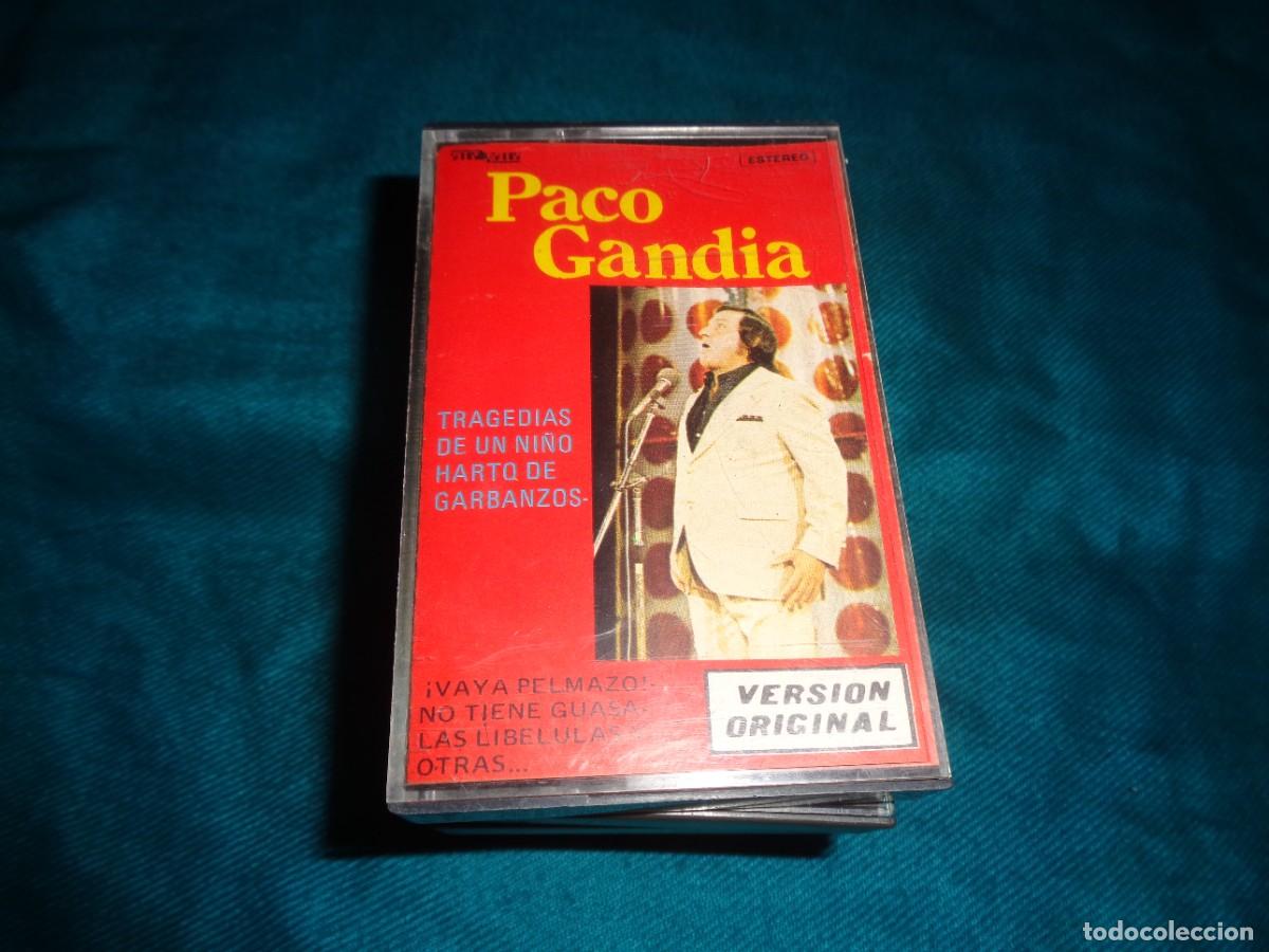 Alte Kassetten: PACO GANDIA. TRAGEDIA DE UN NI&Ntilde;O HARTO DE GARBANZOS. AMALGAMA, 1982. CASETE