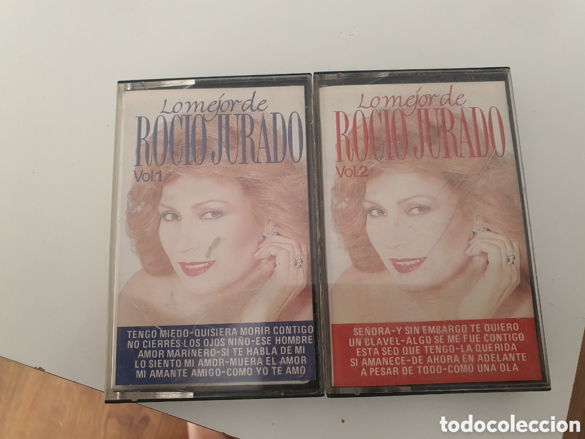 Casetes antiguos: Dos cintas casetes roc&iacute;o jurado - Foto 1