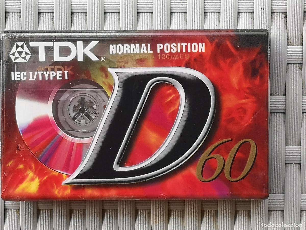 Casetes antiguos: CINTA CASETTE TDK D60 NUEVA PRECINTADA - Foto 1
