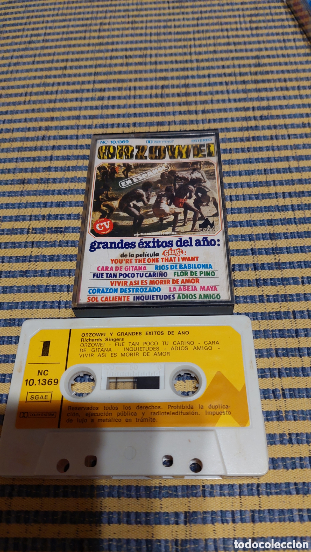 Casetes antiguos: Casette Orzowei Grandes &eacute;xitos del a&ntilde;o. 1978 - Foto 4