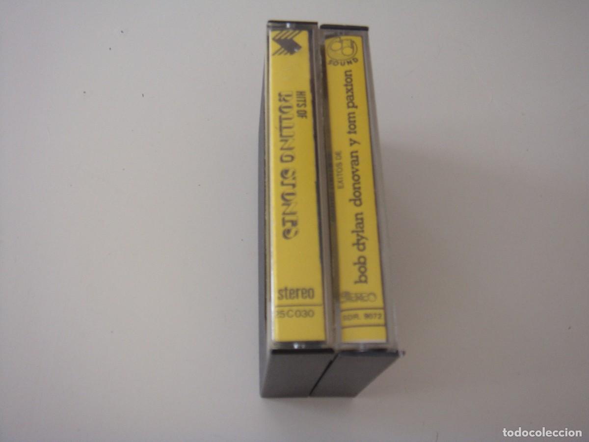 Casetes antiguos: ROLLING STONES - BOB DYLAN 2 CASETES - Foto 2