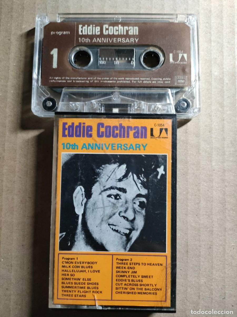 Casetes antiguos: EDDIE COCHRAN . 10TH ANNIVERSARY - Foto 1