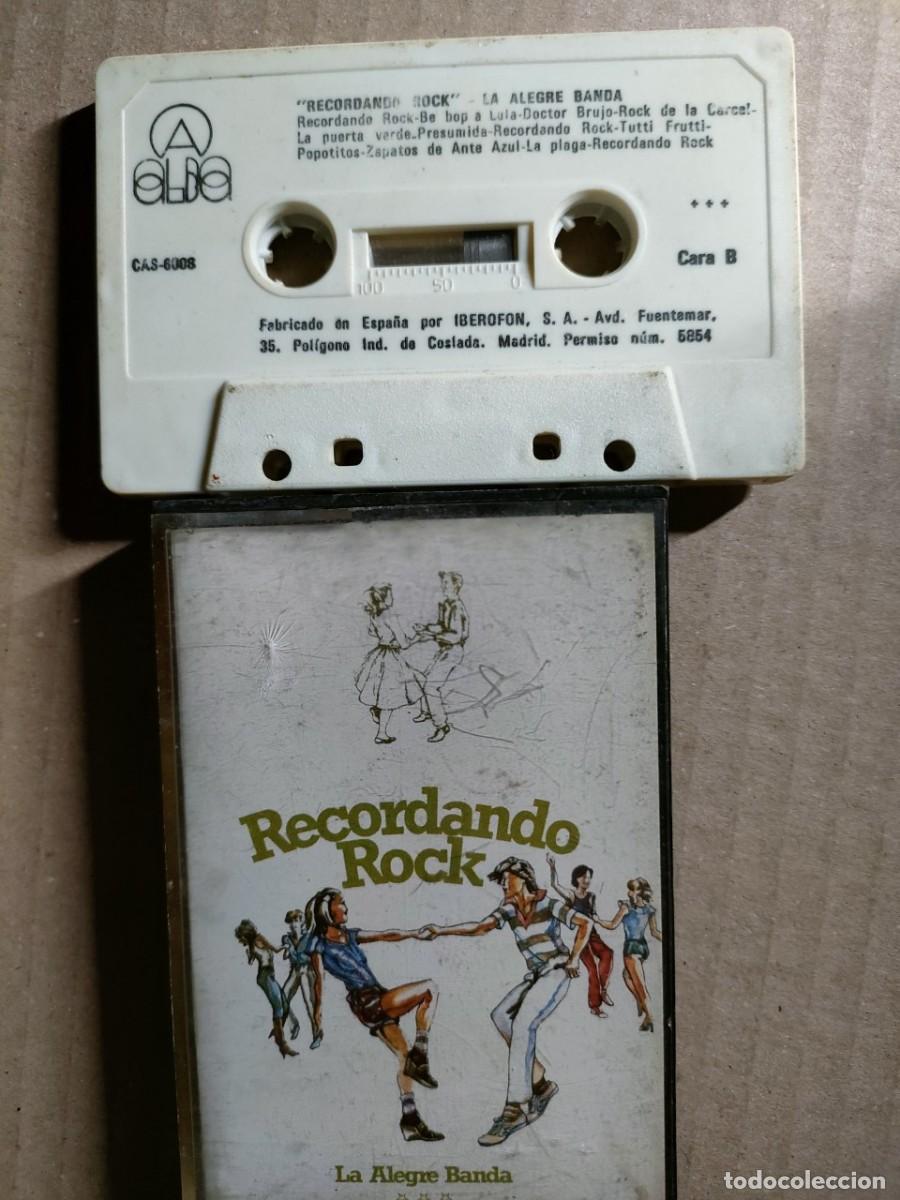 Casetes antiguos: RECORDANDO ROCK - LA ALEGRE BANDA - Foto 1