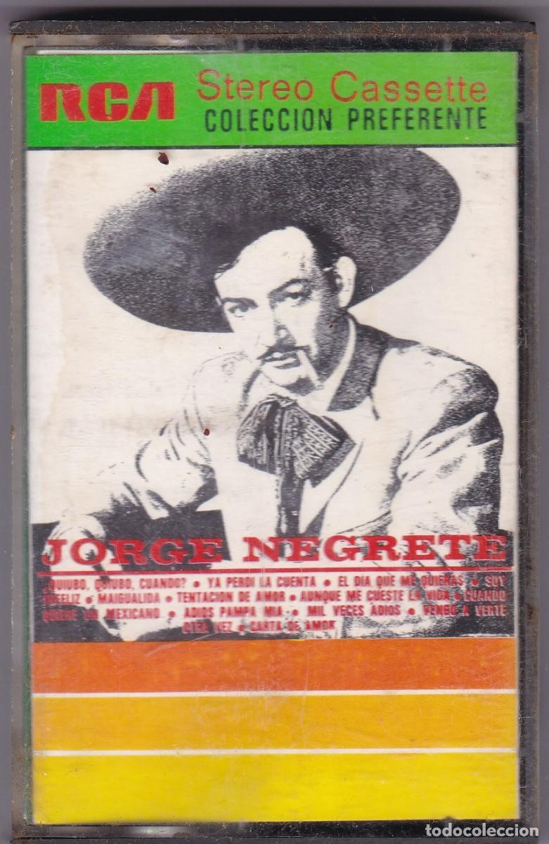 Casetes antiguos: CINTA DE CASETE: JORGE NEGRETE - Foto 1