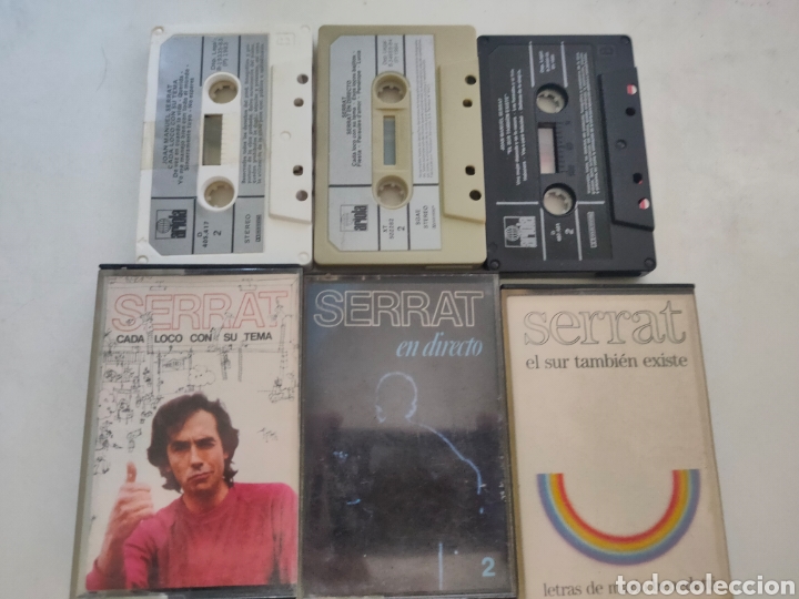 Casetes antiguos: LOTE CASETE SERRAT - Foto 4