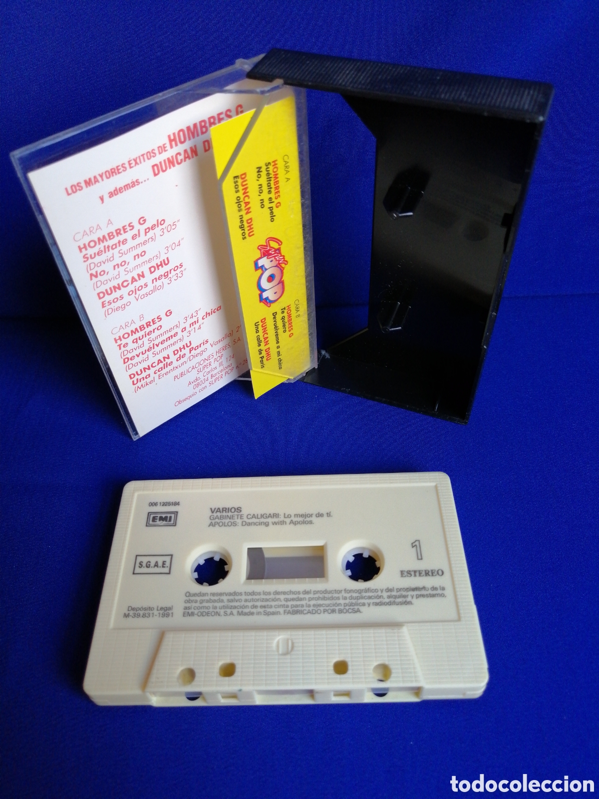 Casetes antiguos: SUPER POP HOMBRES G Y DUNCAN DHU - Foto 2