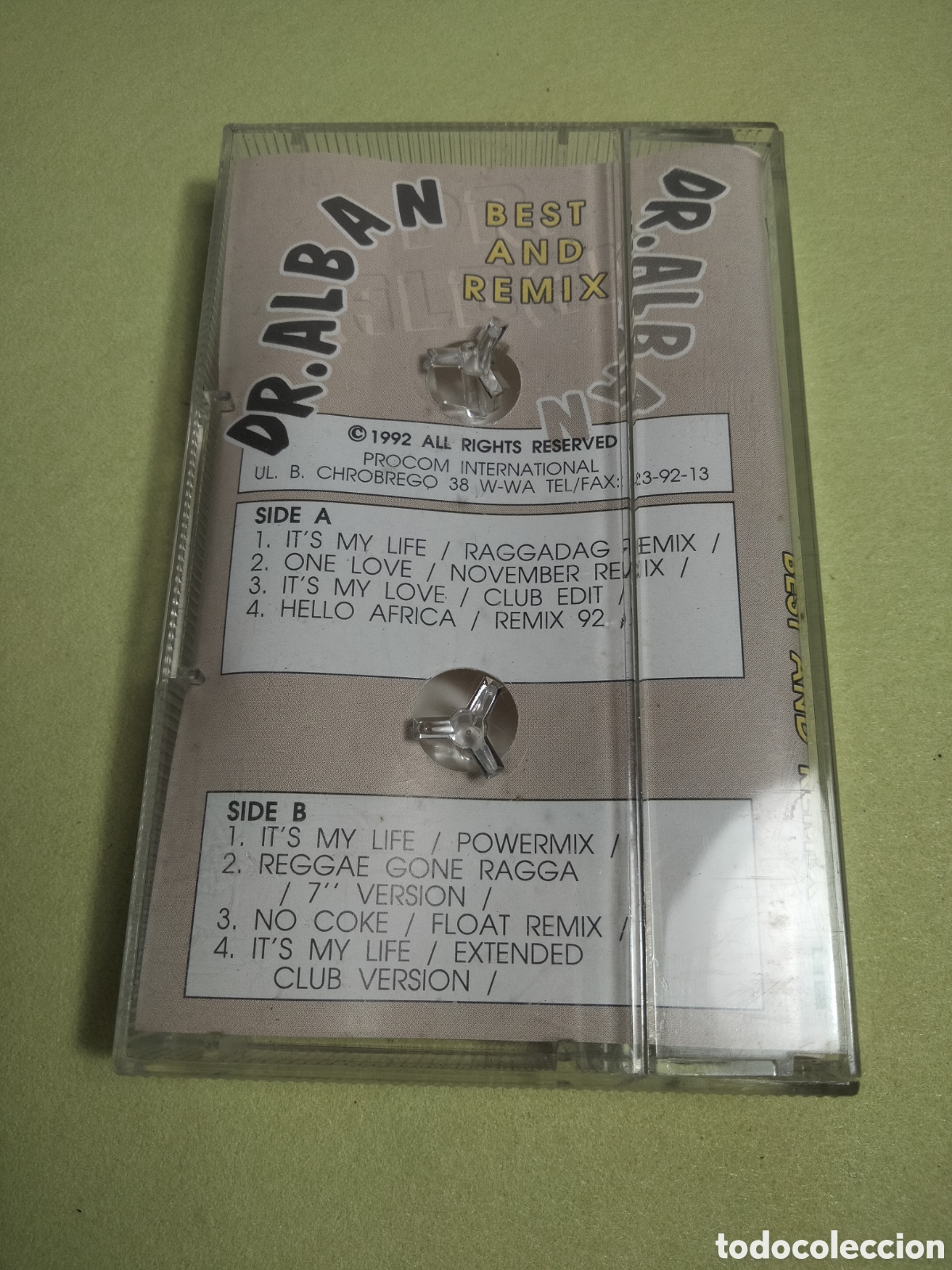 Casetes antiguos: Cassette DR. ALBAN 1992 - Foto 3