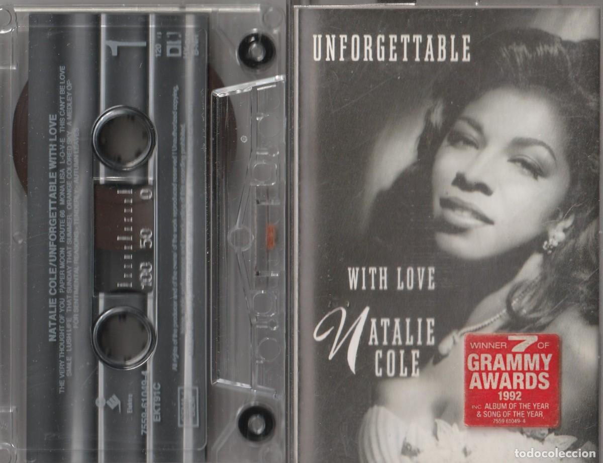 Casetes antiguos: NATALIE COLE - UNFORGETTABLE (CASSETTE ELEKTRA 1991) - Foto 1