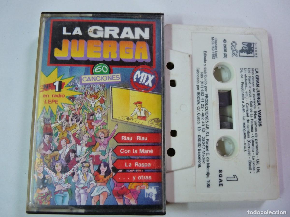 Old Cassettes: CASETE, CASSETTE LA GRAN JUERGA MIX REF: 22-17