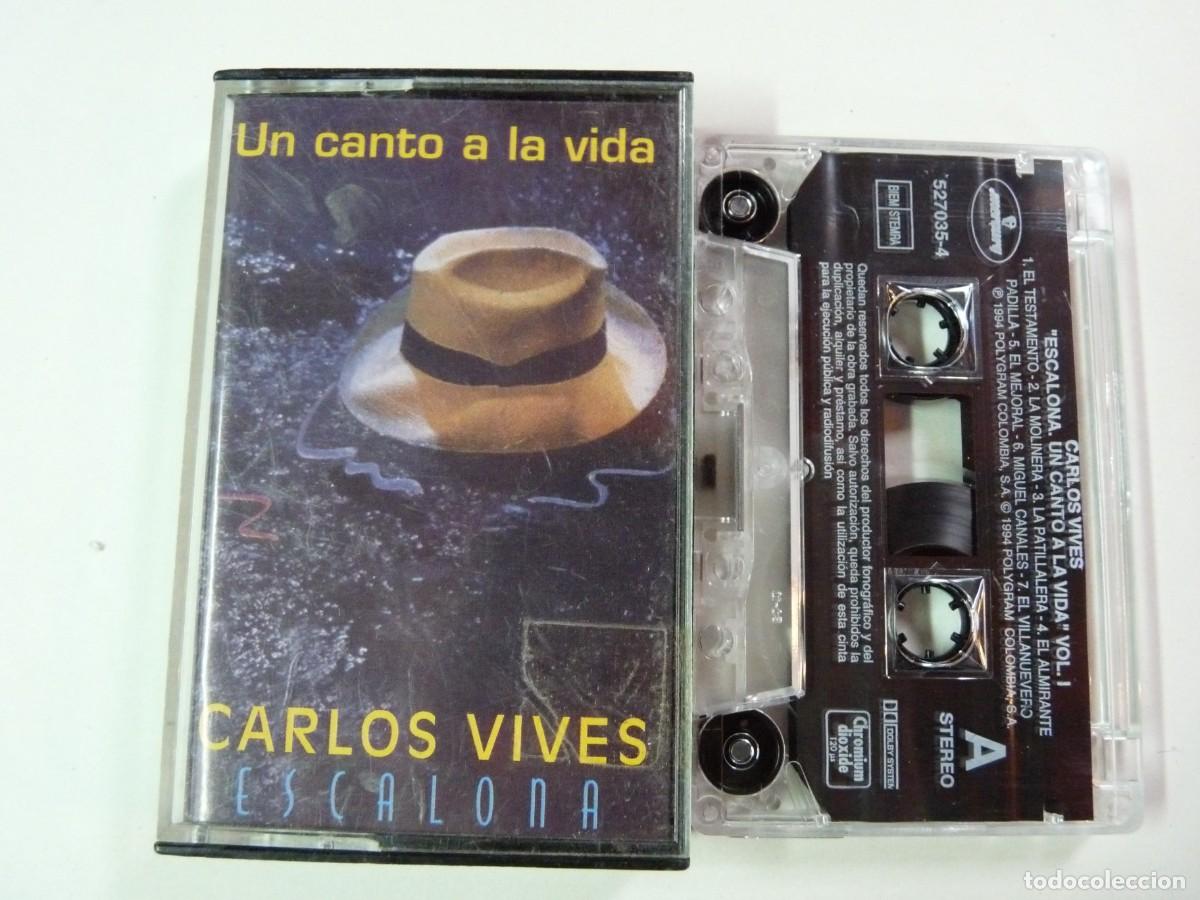 Old Cassettes: CASETE, CASSETTE CARLOS VIVES ESCALONA. UN CANTO A LA VIDA REF: 27-18