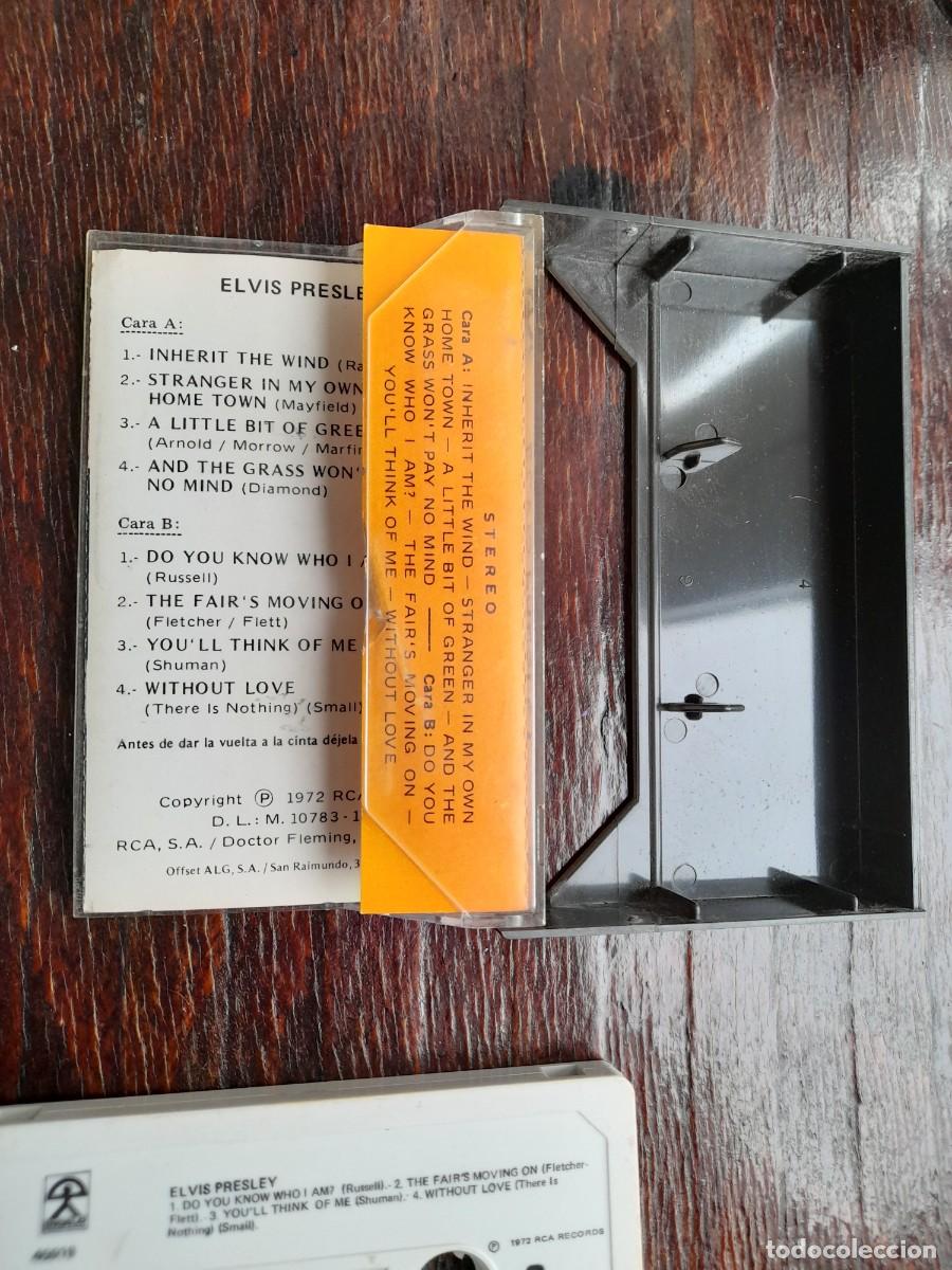 Casetes antiguos: Elvis Presley versi&oacute;n original 1972 - Foto 3