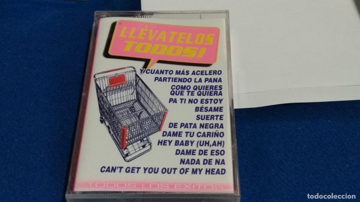 Casetes antiguos: CASETE CINTA CASSETTE(LL&Eacute;VATELOS TODOS LOS &Eacute;XITOS ) 2001 OPEN - Foto 1