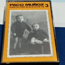 Casetes antiguos: PACO MUÑOZ CANTA PER ALS XIQUETS VOL 3 / NADALES- CASETE CINTA 1991 P.M. - NUEVA SIN USAR