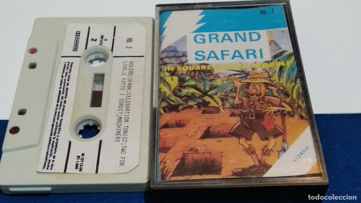 Casetes antiguos: GRAND SAFARI / iN SQUARE SHAPED TROUBLE VOL 2 - CASETE CINTA CASSETTE - DISCOTECA