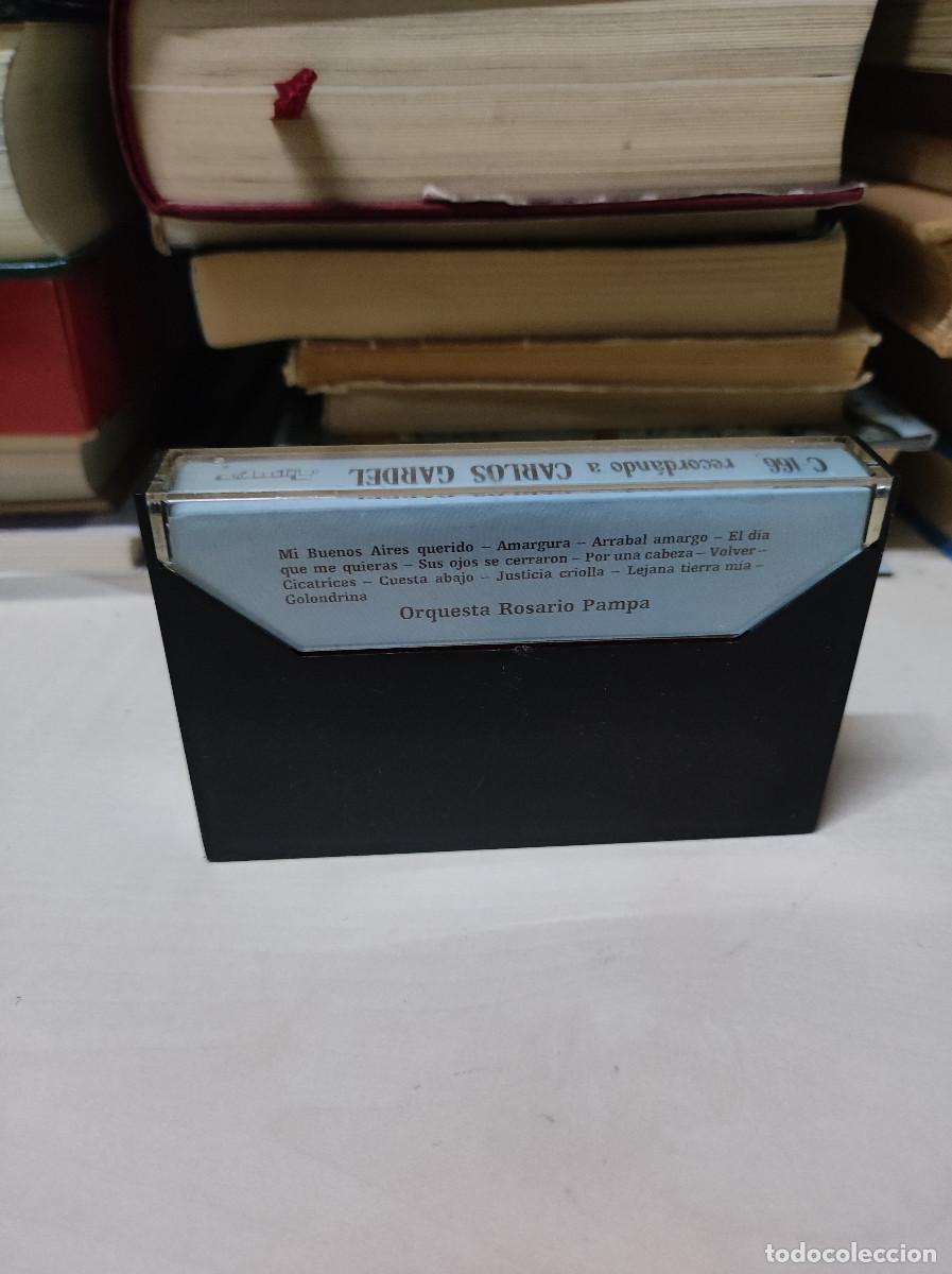 Casetes antiguos: CASSETTE Recordando a Carlos Gardel - Foto 3