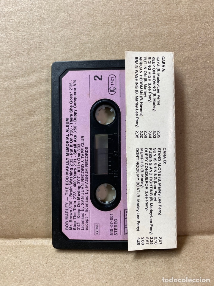 Casetes antiguos: CASSETTE BOB MARLEY (version original) - Foto 2