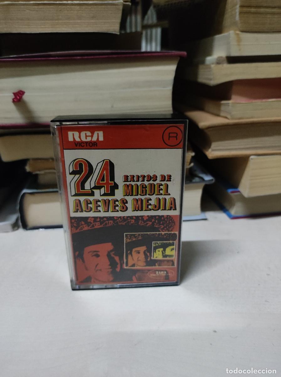 Casetes antiguos: 24 EXITOS DE MIGUEL ACEVES MEJIA - Foto 1