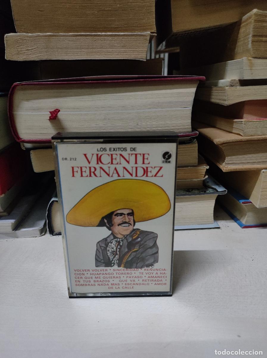 Casetes antiguos: LOS EXITOS DE VICENTE FERNANDEZ CASSETTE - Foto 1