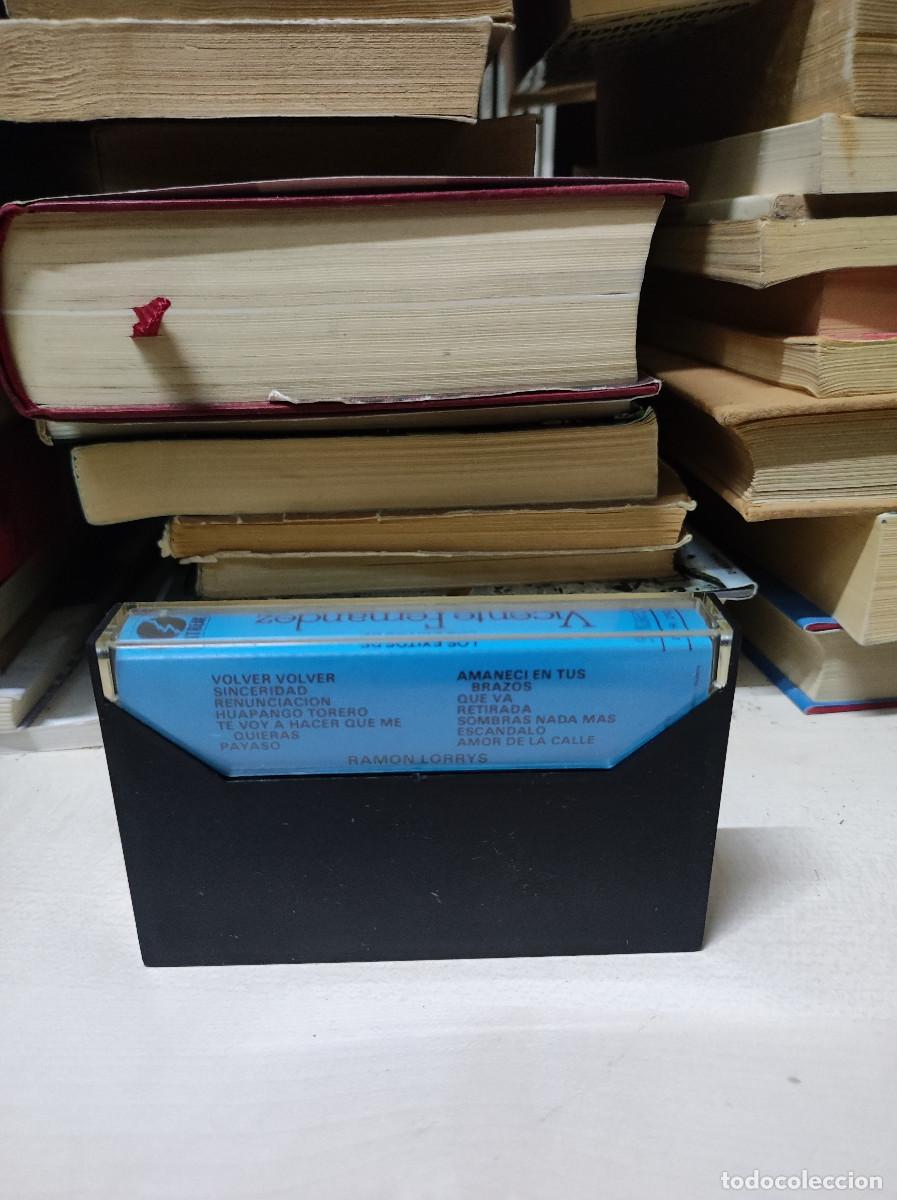 Casetes antiguos: LOS EXITOS DE VICENTE FERNANDEZ CASSETTE - Foto 2