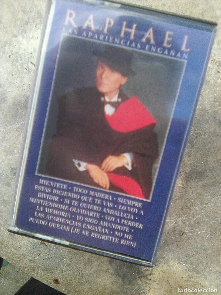 Casetes antiguos: Raphael - Las Apariencias Enga&ntilde;an (CBS, 1989) - Foto 1