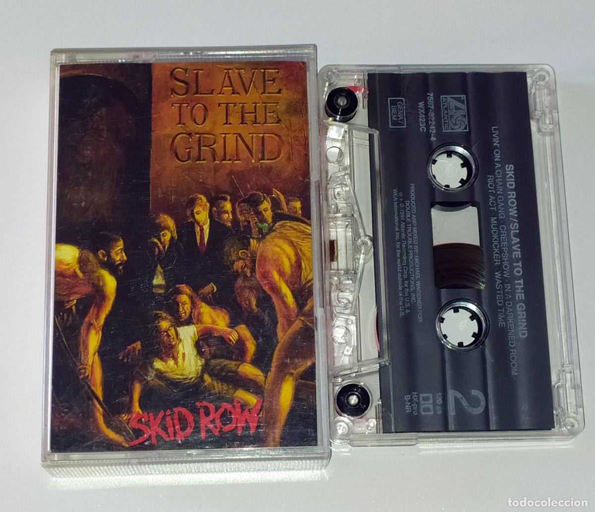 Casetes antiguos: CASSETTE SKID ROW - SLAVE TO THE GRIND - Foto 1