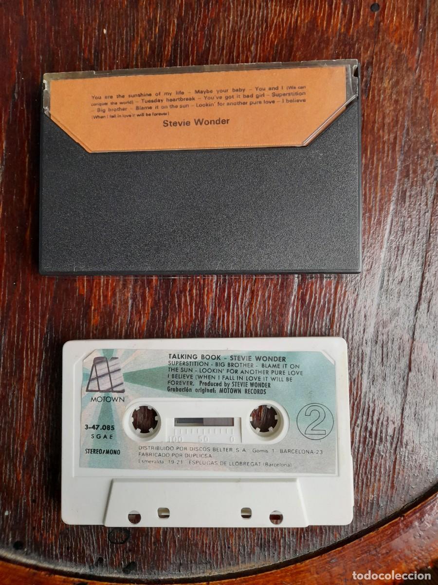Casetes antiguos: Stevie wonder talking book a&ntilde;o 1980 - Foto 2