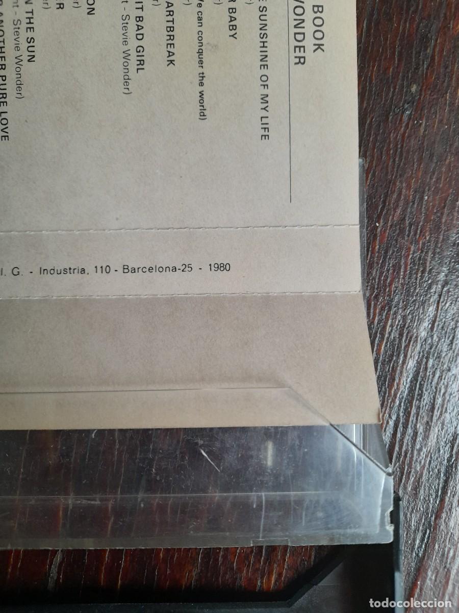 Casetes antiguos: Stevie wonder talking book a&ntilde;o 1980 - Foto 4