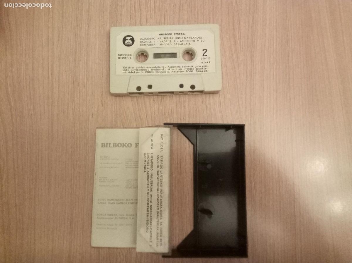 Casetes antiguos: Casete Bilboko Festak - Foto 3