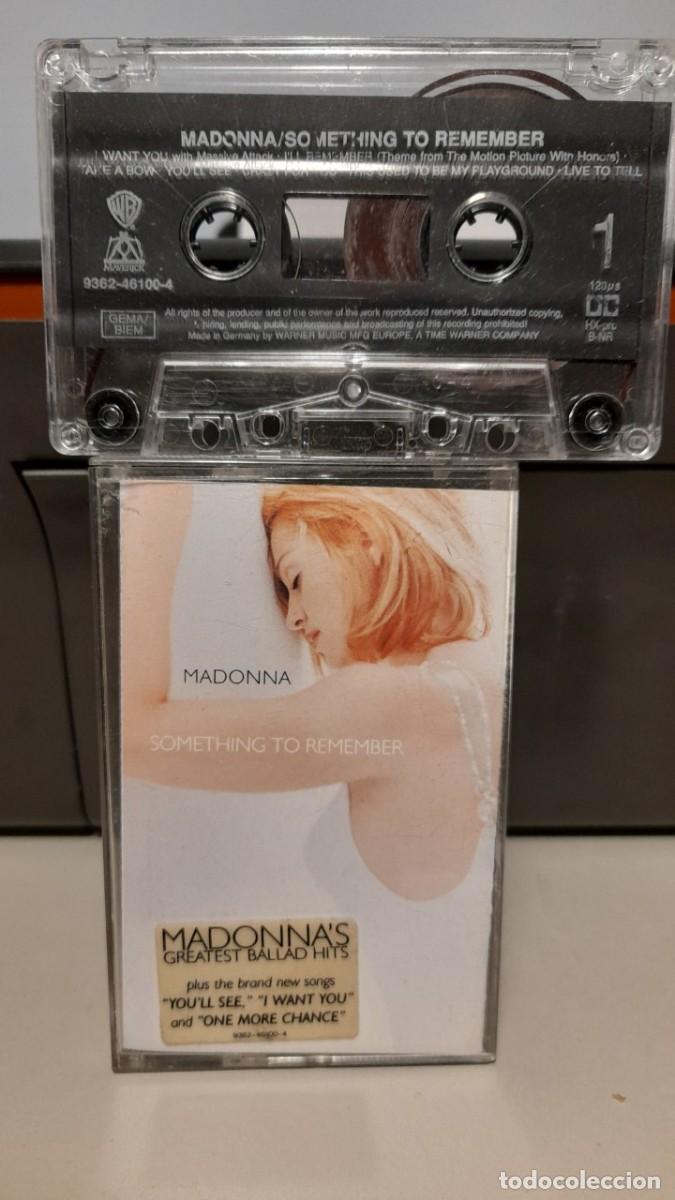 Casetes antiguos: CASETE MADONNA : SOMETHING TO REMEMBER - Foto 1