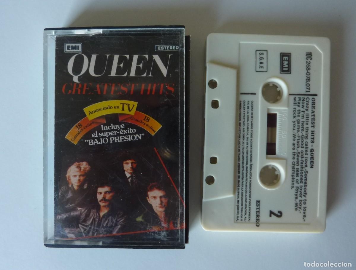 Casetes antiguos: QUEEN // GREATEST HITS // 1982 // CASETE - Foto 1