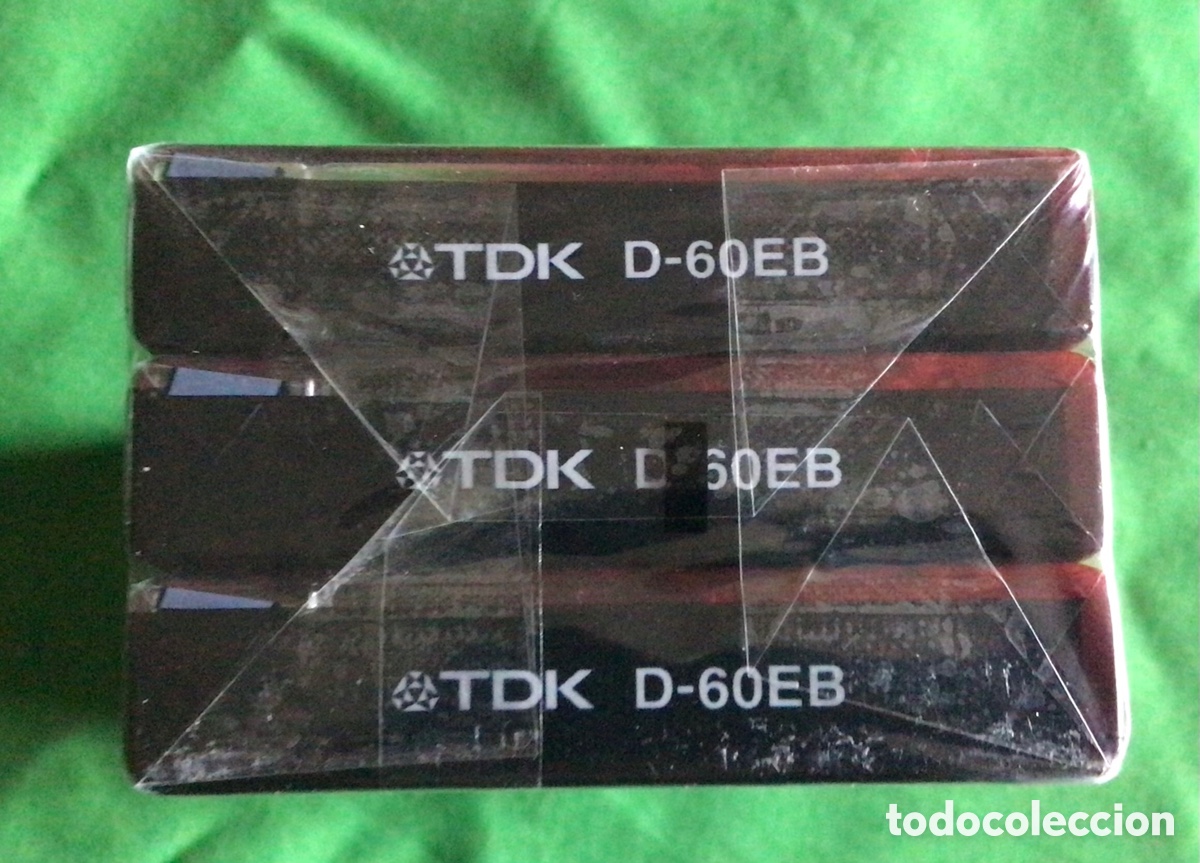 Casetes antiguos: PACK 3 CASSETTES VIRGENES TDK D60 - Foto 4