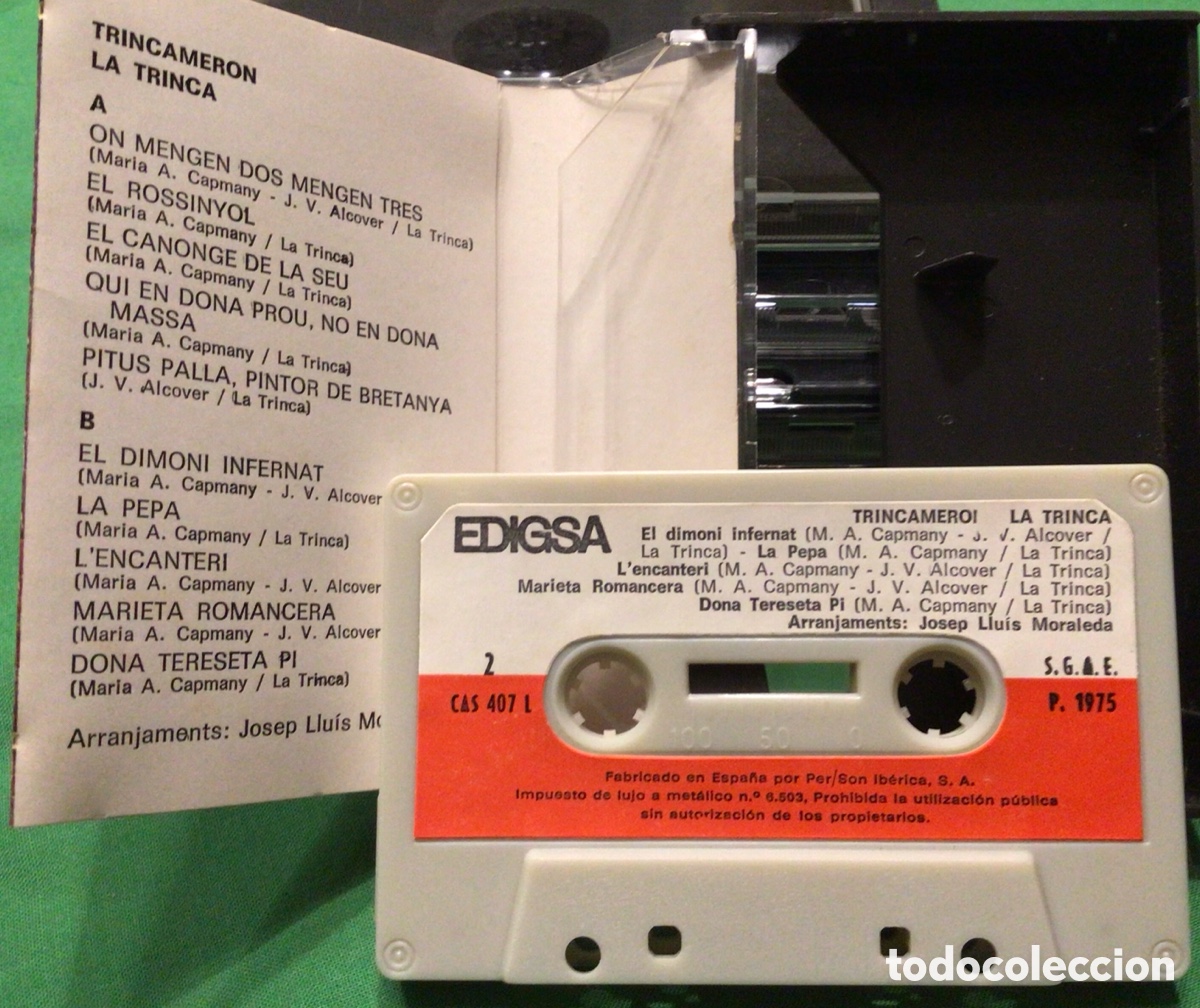 Casetes antiguos: TRINCAMERON. CintaCasete - Foto 3
