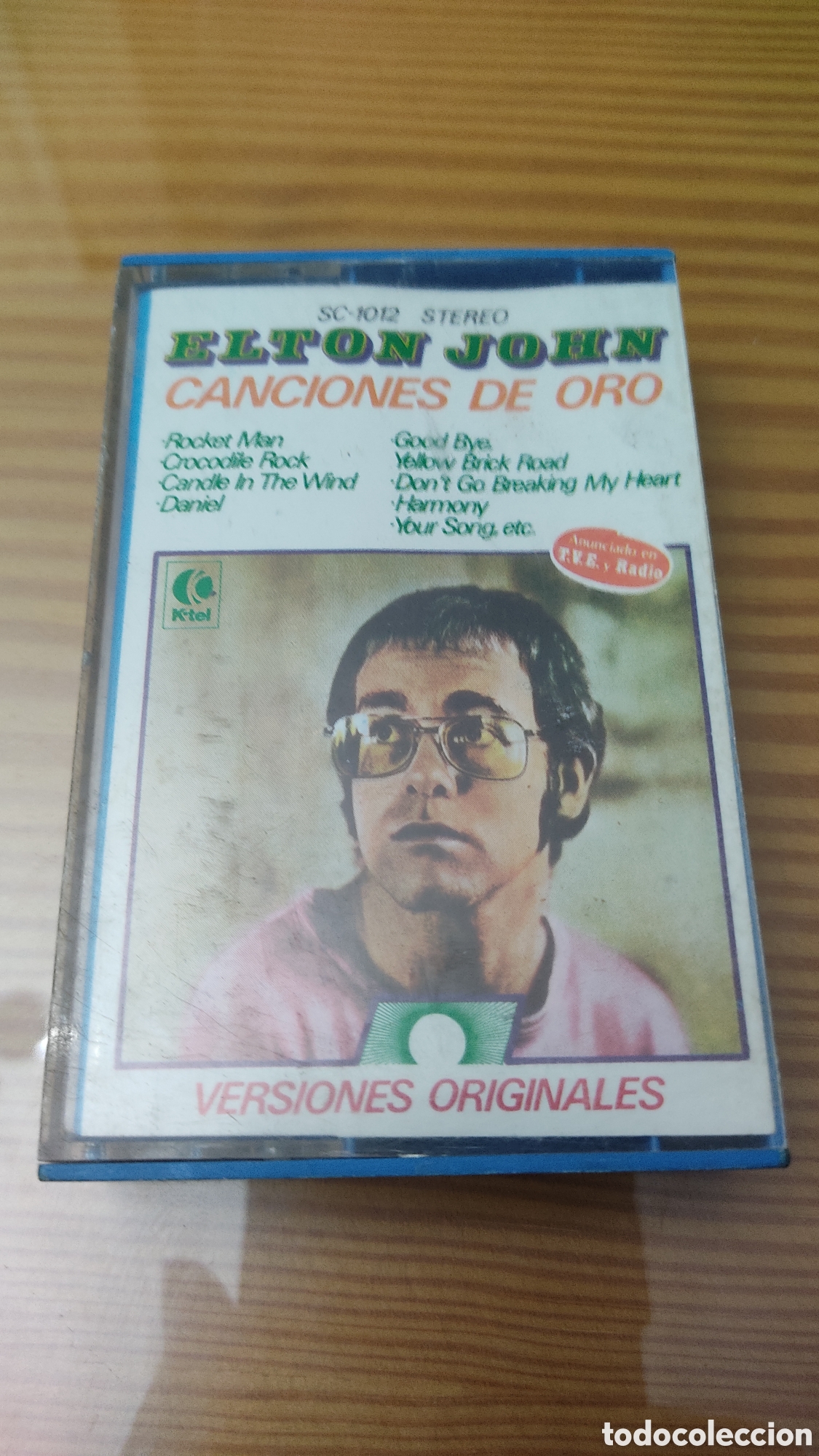 Casetes antiguos: Cinta de cassette de Elton John &rdquo; Canciones De Oro &rdquo; - Foto 1