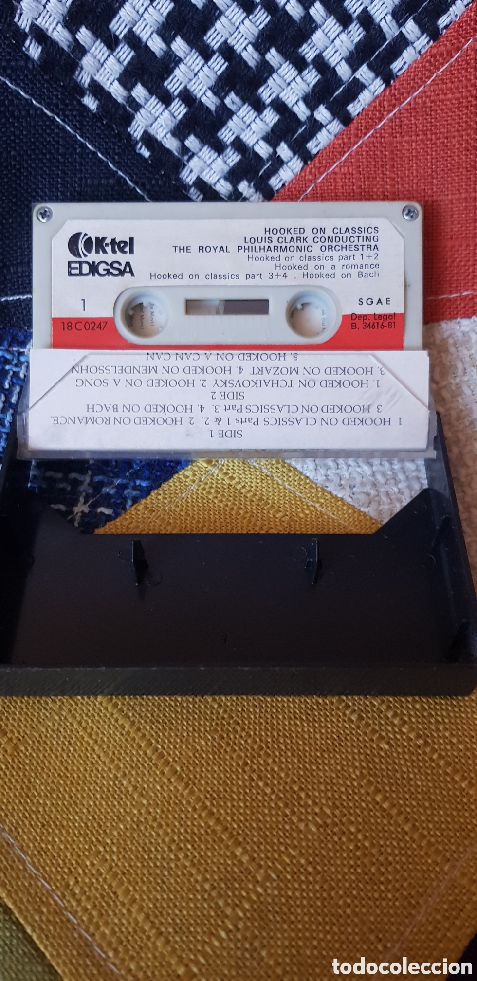 Casetes antiguos: Casete HOOKED ON CLASSICS (C1) - Foto 4