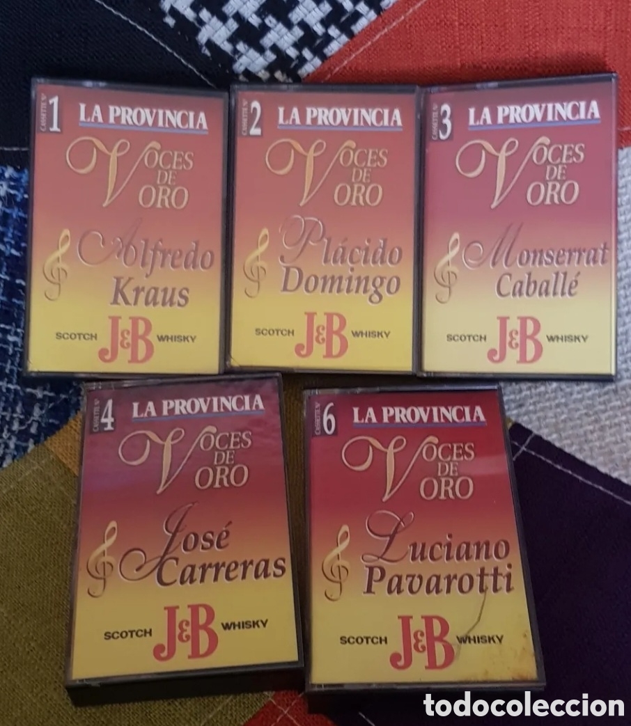 Old Cassettes: Casetes VOCES DE ORO LA PROVINCIA 1,2,3,4,6 (C1)