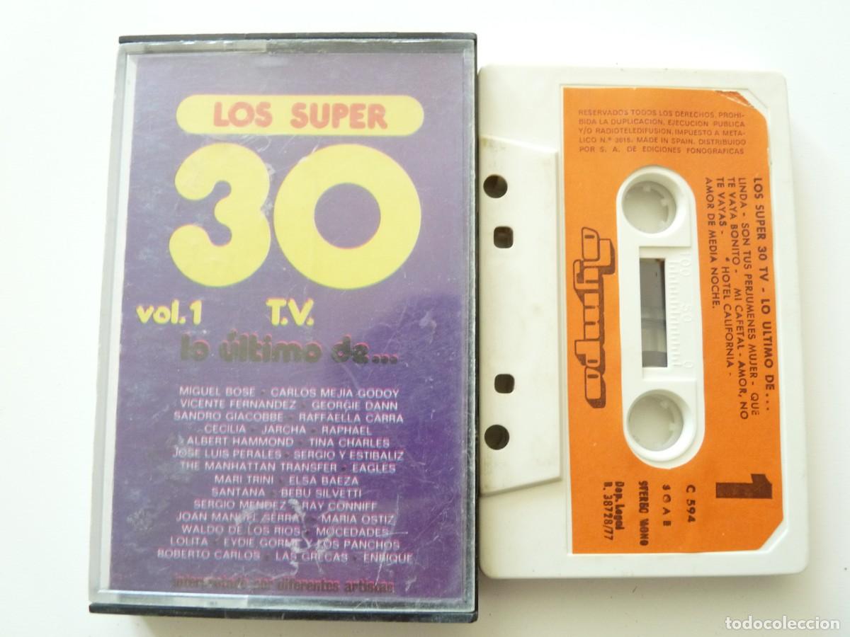 Alte Kassetten: CASETE, CASSETTE LOS SUPER 30 T.V. VOLUMEN 1. REF: 29-9
