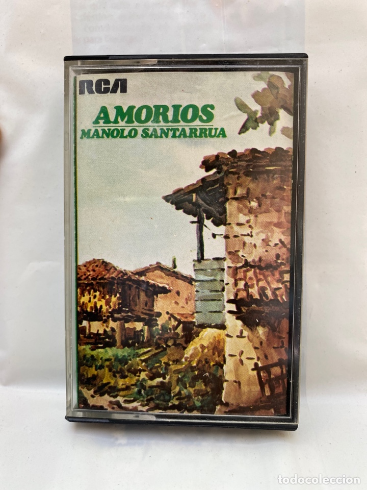 Casetes antiguos: CASSETTE MANOLO SANTARRUA, AMOR&Iacute;OS - Foto 1