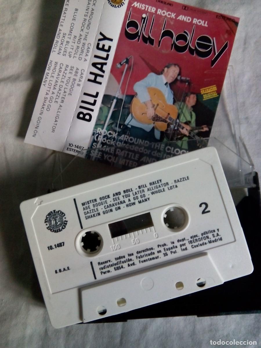 Casetes antiguos: MISTER ROCK AND ROLL BILL HALEY / CASSETTE - Foto 3