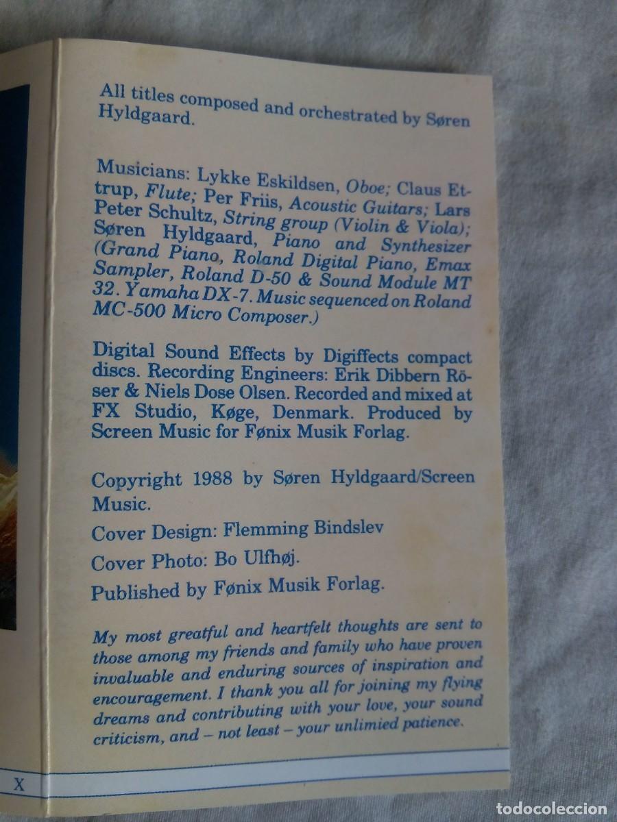 Casetes antiguos: S&Oslash;REN HYLDGAARD. FLYING DREAMS / CASSETTE - Foto 2