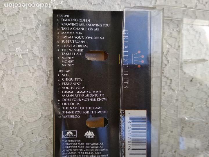 Casetes antiguos: ABBA, GOLD, GREATEST HITS,1992 - Foto 2