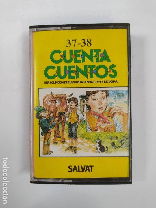 Casetes antiguos: CUENTA CUENTOS SALVAT N&ordm; 37 - 38. CASETE. TDKCST41