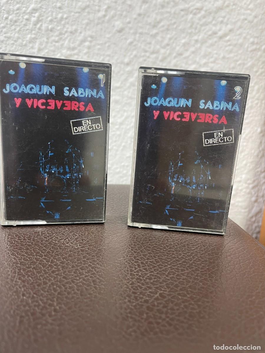 Casetes antiguos: Joaqu&iacute;n Sabina Y Viceversa - En Directo - Foto 1