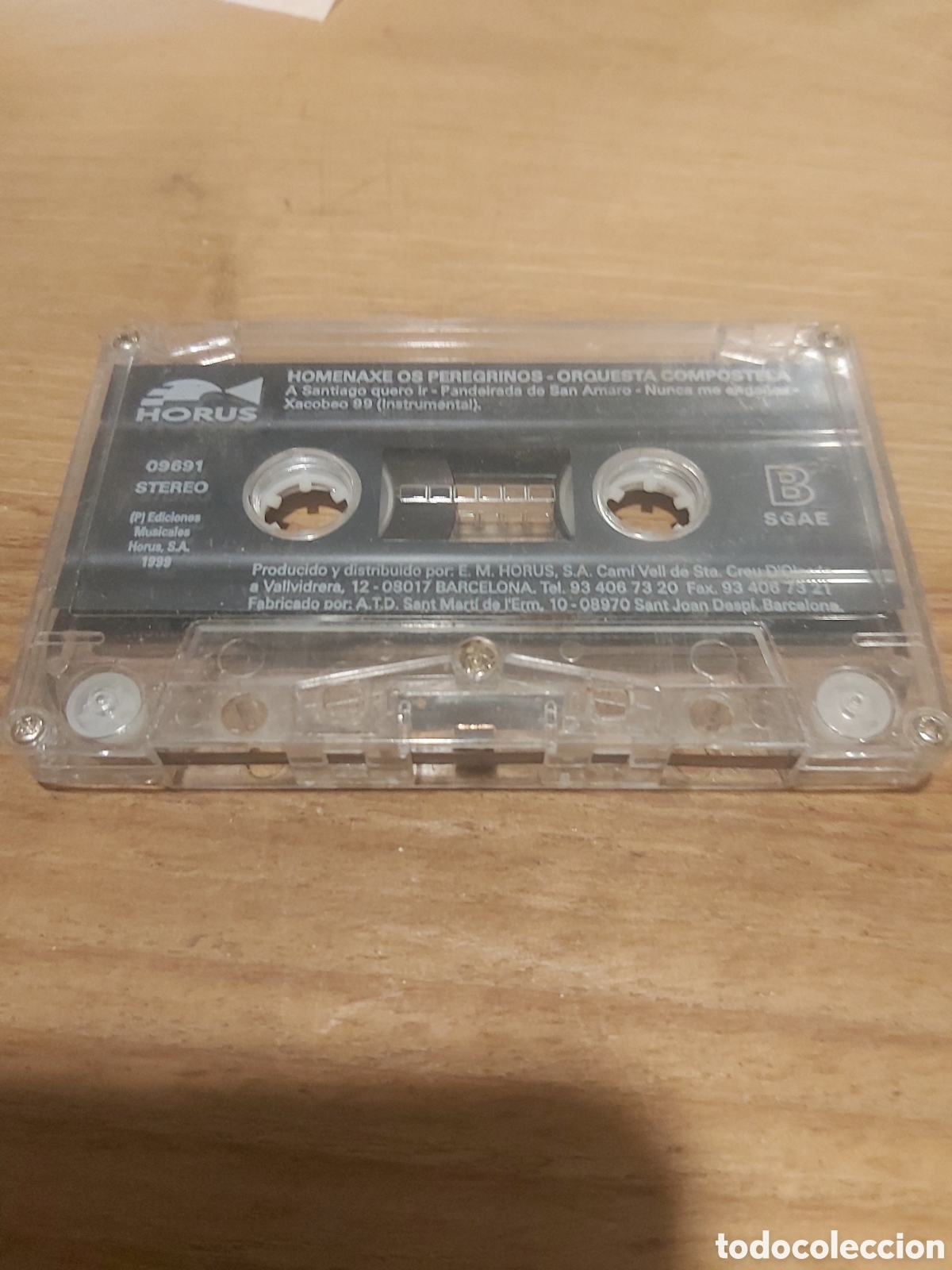 Casetes antiguos: Homenaje a los peregrinos orquesta Compostela cassette 1999 horus